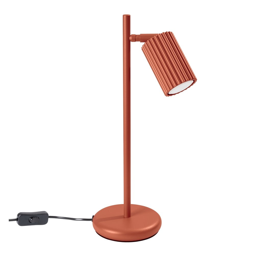 Stolní lampa v cihlové barvě (výška 43 cm) Gleam – Nice Lamps