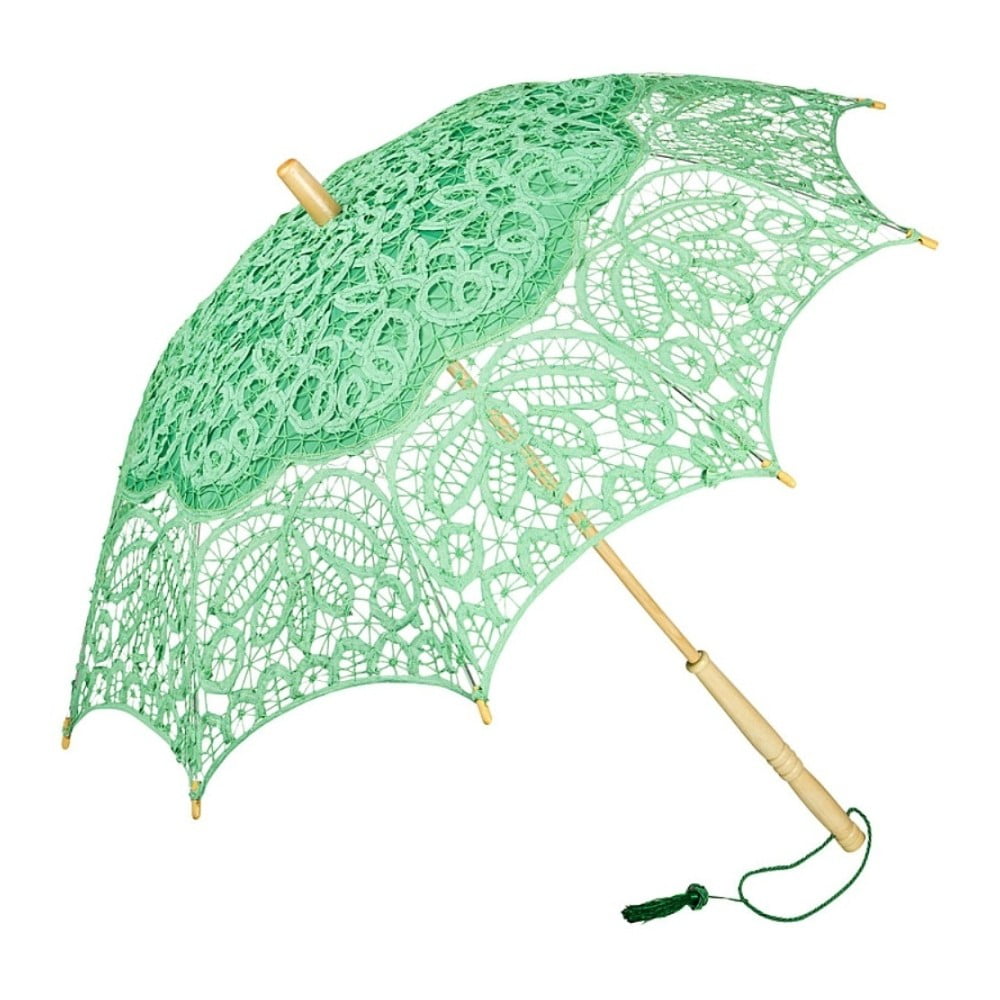 Zelený holový deštník Von Lilienfeld Lace Vivienne