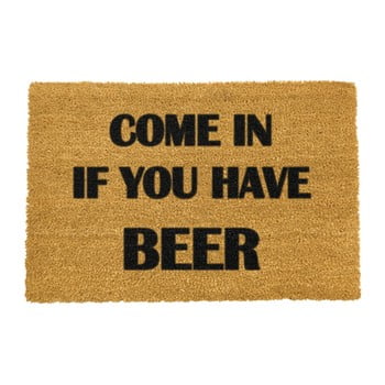 Covoraș intrare din fibre de cocos artsy doormats come again and bring beer, 40 x 60 cm
