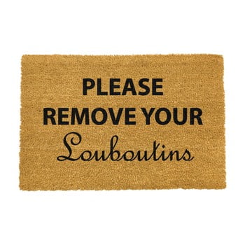 Covoraș intrare din fibre de cocos artsy doormats your louboutins, 40 x 60 cm