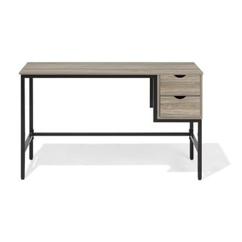 Birou cu aspect din lemn deschis la culoare monobeli fiona