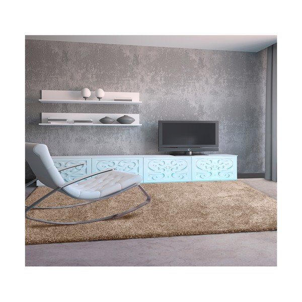 Béžový koberec Universal Aqua, 125 x 67 cm