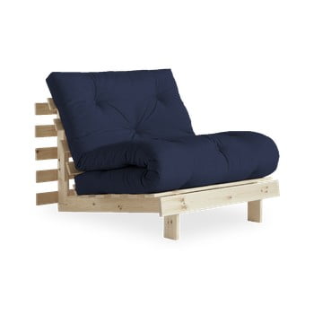 Fotoliu extensibil karup design roots raw/navy, albastru închis