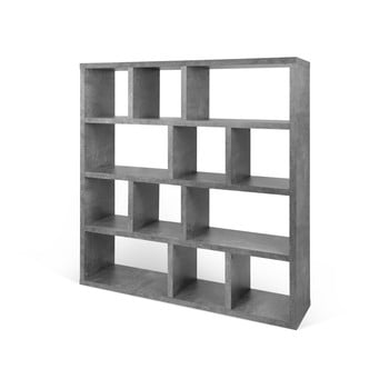 Bibliotecă temahome berlin, înălțime 159 cm, gri