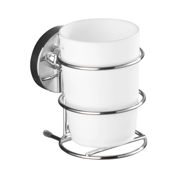 Samodržící dóza na kartáčky Wenko Vacuum-Loc, 11,5 x 7,5 cm