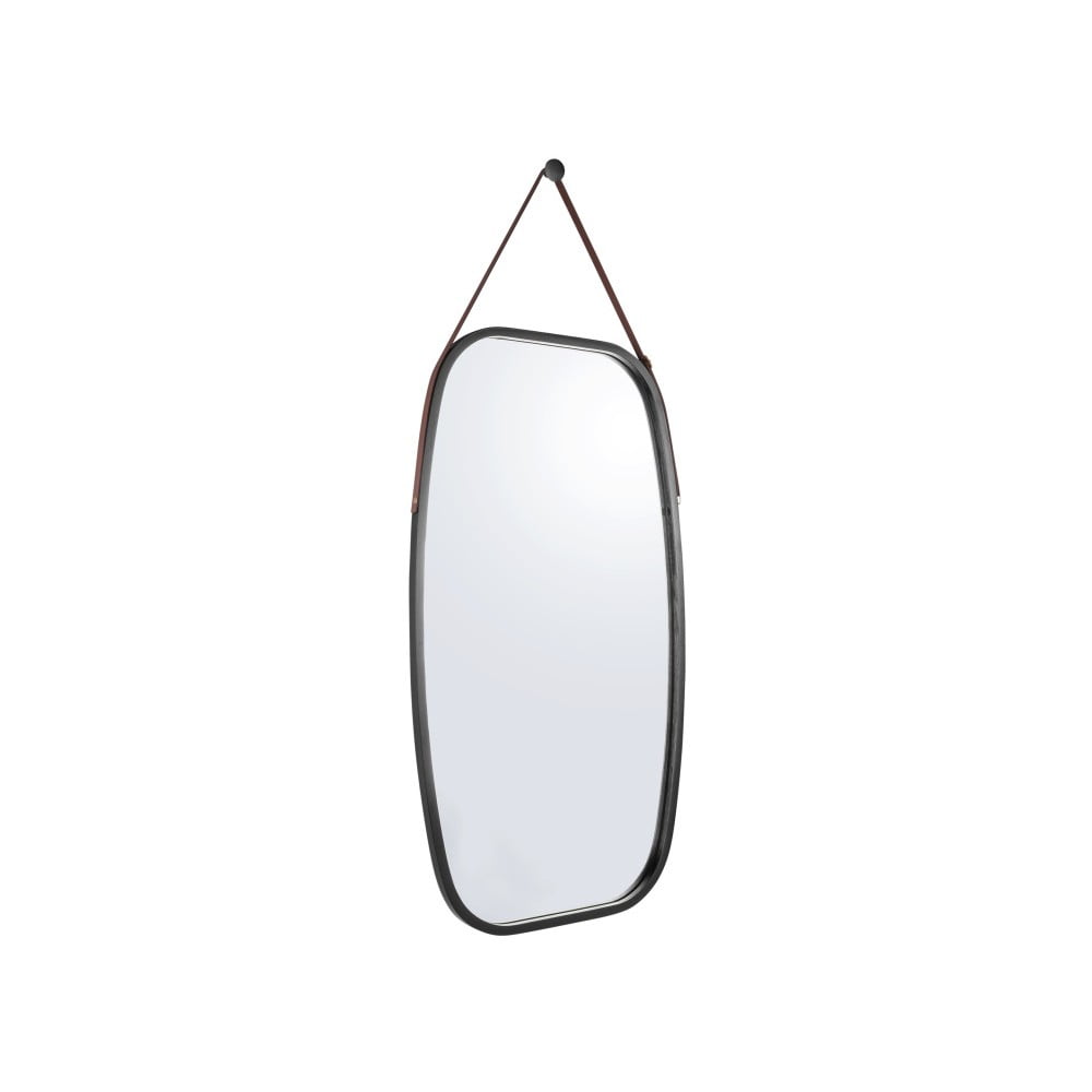 Nástěnné zrcadlo v černém rámu PT LIVING Idylic, délka 74 cm