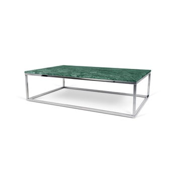 Masă de cafea cu blat din marmură temahome prairie, 75 x 32 cm, verde