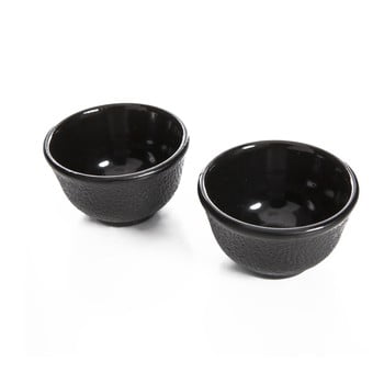 Set 2 boluri pentru ceai bambum turme, 30 ml, negru