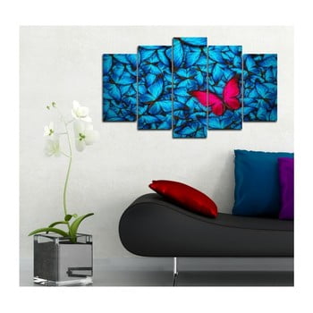 Tablou din mai multe piese 3D Art Azul Feel, 102 x 60 cm