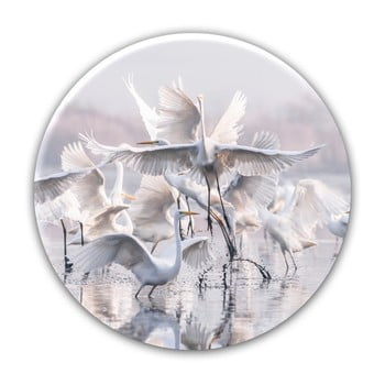 Decorațiune perete styler ring herons, ø 70 cm