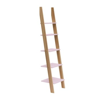 Raft în formă de scară ragaba ashme, lățime 45 cm, roz deschis