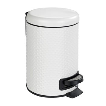 Coș de gunoi wenko punto, 3 l, oțel inoxidabil, alb