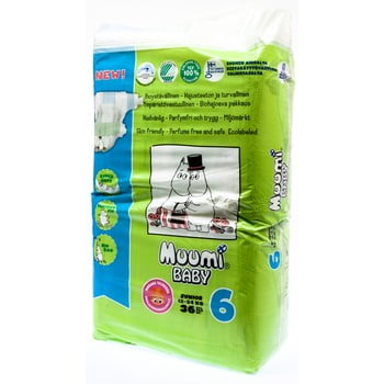 Scutece pentru bebeluși muumi baby junior, mărimea 6, 3 x 36