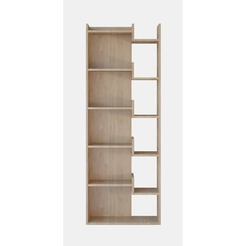 Bibliotecă brooke brown, înălțime 162 cm, maro