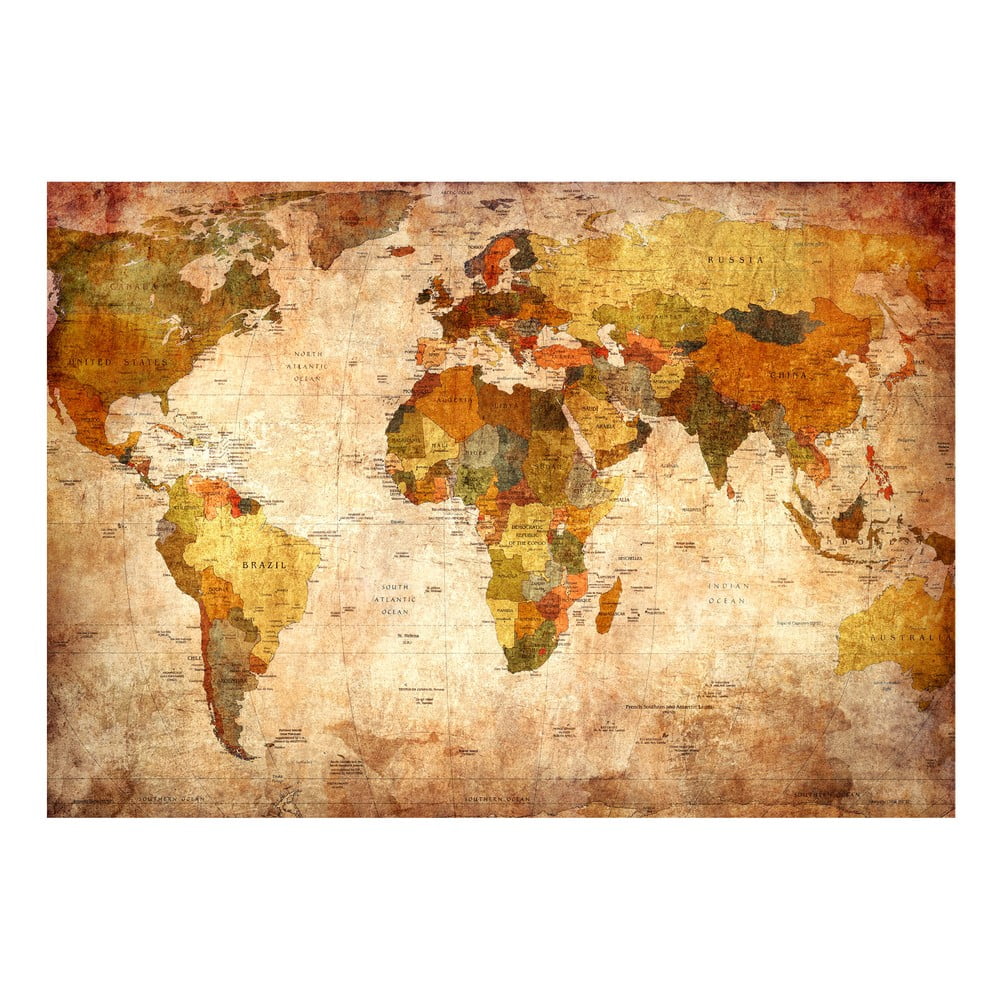 Velkoformátová tapeta Artgeist Old World Map, 200 x 140 cm