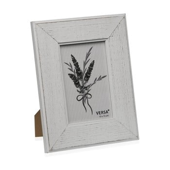 Ramă foto din lemn pentru fotografie versa madera blanco, 10 x 15 cm