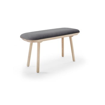 Bancă emko naïve, 100 cm, gri-natural