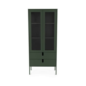 Vitrină tenzo uno, lățime 76 cm, verde închis