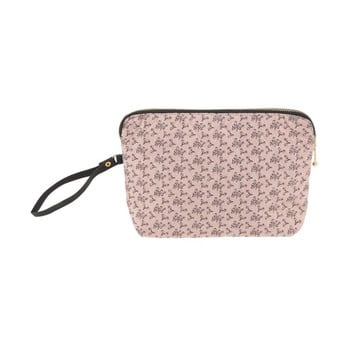 Portfard din bumbac a simple mess leer rugby tan, 22 x 14 cm