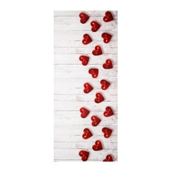 Covor foarte rezistent floorita hearts, 58 x 80 cm