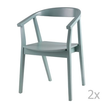 Set 2 scaune sømcasa donna, verde mentol