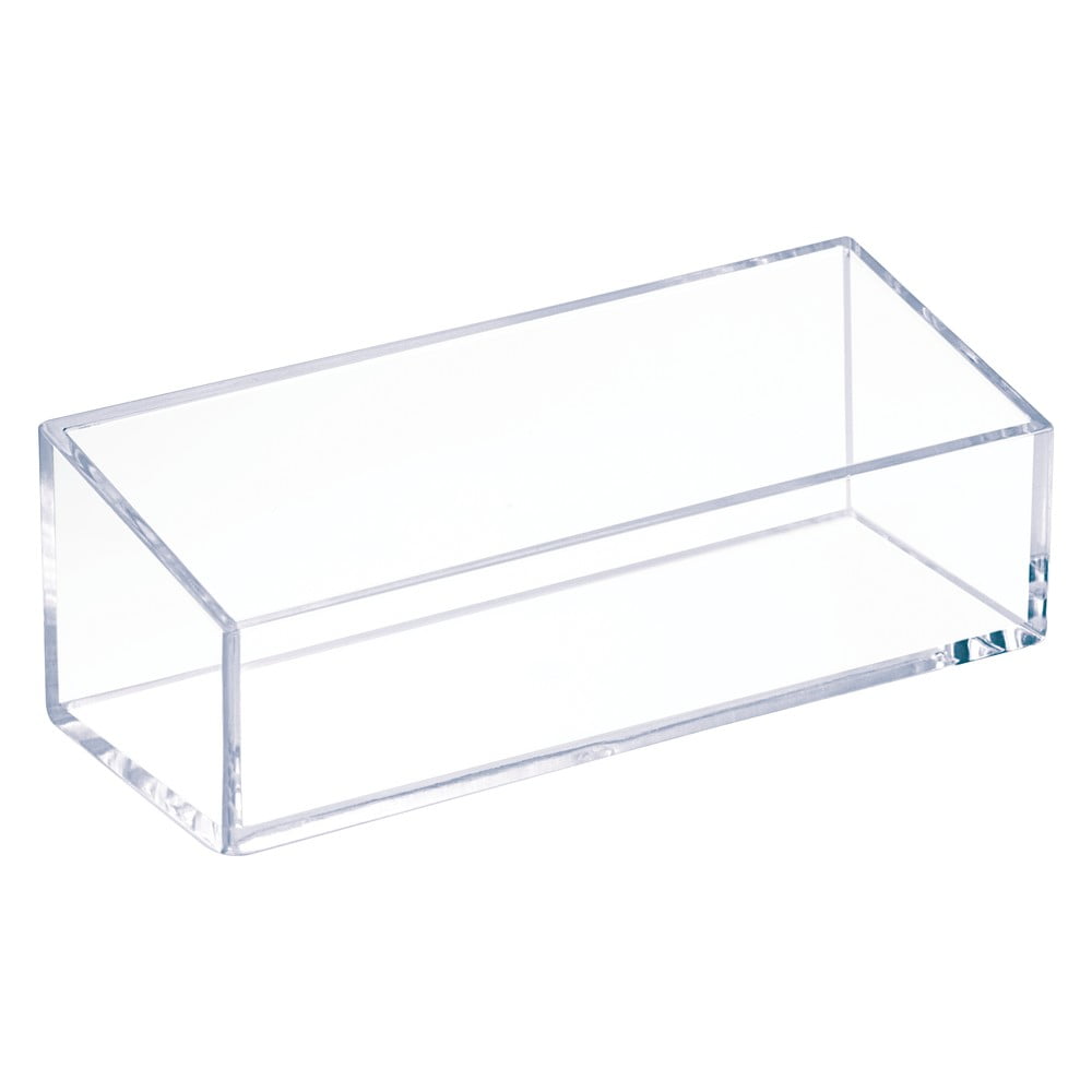 Průhledný stohovatelný box iDesign Clarity, 15 x 6 cm