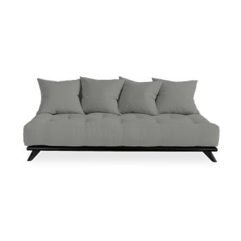 Canapea karup design senza black/grey, gri