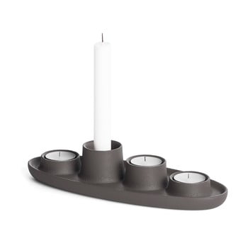 Sfeșnic emko aye aye four candles, gri închis