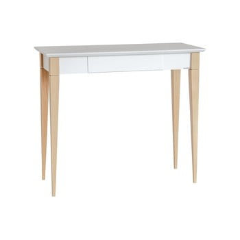 Birou ragaba mimo, lățime 85 cm, alb