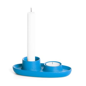 Sfeșnic emko aye aye two candle, albastru