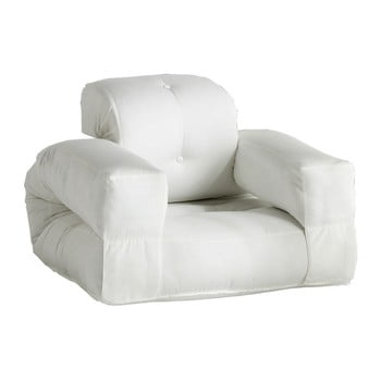 Fotoliu extensibil potrivit pentru exterior karup design design out™ hippo white, alb