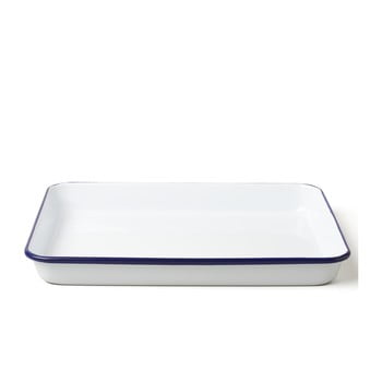 Tavă smălțuită pentru servit Falcon Enamelware, alb