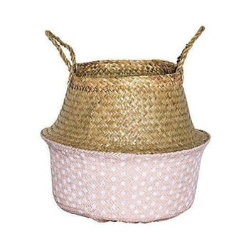 Coș depozitare din iarbă de mare pentru copii bloomingville, ⌀ 37 cm