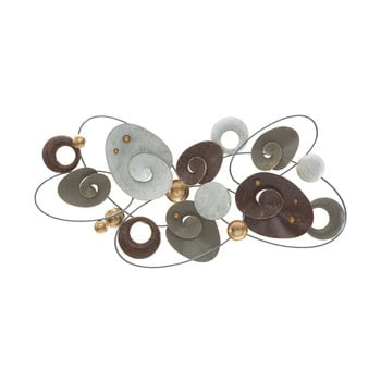 Decorațiune suspendată metalică mauro ferretti planet, 120 x 58 cm
