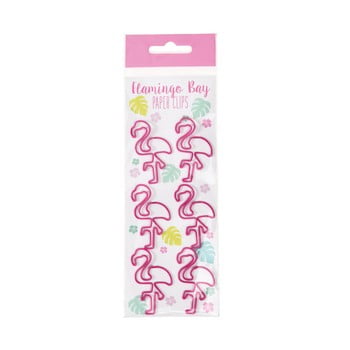 Set 6 agrafe de birou rex london flamingo