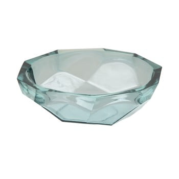 Bol din sticlă reciclată mauro ferretti stone, ø 25 cm, albastru