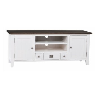 Comodă tv din lemn rowico nottingham, lungime 160 cm, alb
