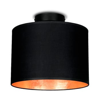 Plafonieră sotto luce mika, Ø 25 cm, negru/arămiu