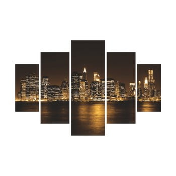 Tablou din 5 piese new york city