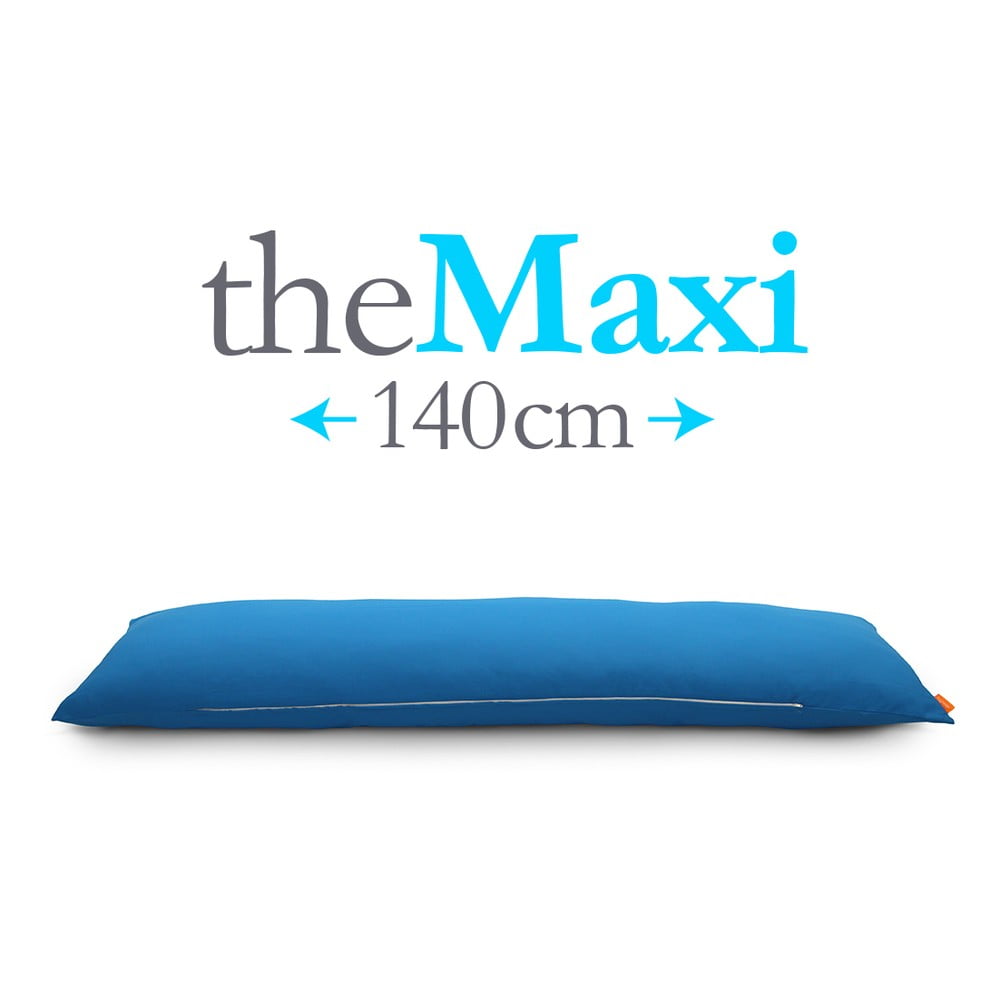 Polštář The Maxi, modrý, vhodný pro osoby do 183 cm