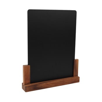 Tăbliță pentru cretă cu suport din lemn de salcâm t&g woodware rustic, înălțime 32 cm