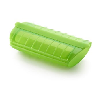Recipient de copt cu tavă gătire la aburi pentru 1 - 2 porții lékué steam case, verde