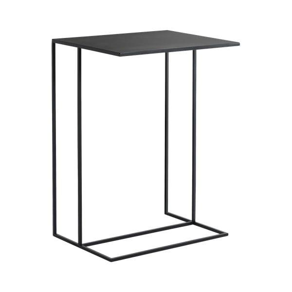 Černý kovový odkládací stolek Custom Form
