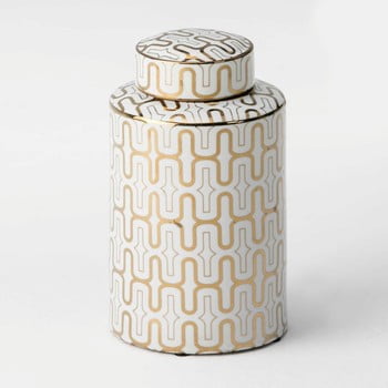 Recipient ceramic thai natura, alb