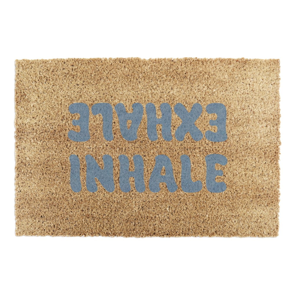 Rohožka z kokosového vlákna 60x90 cm Inhale Exhale – Artsy Doormats