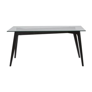 Masă marckeric janis, 160 x 90 cm, negru