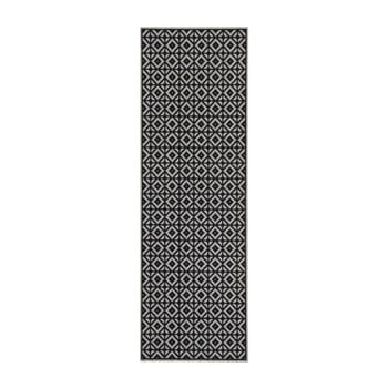Covor zala living cook & clean barney, 60 x 180 cm, negru - alb