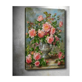Tablou tablo center fresh flowers, 40 x 60 cm