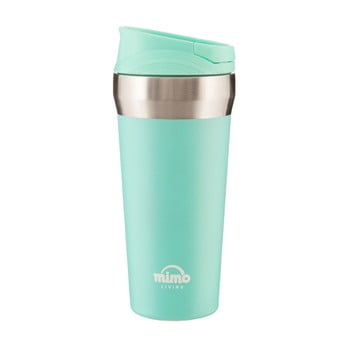 Pahar termos de voiaj premier housewares travel, 380 ml, verde mentă