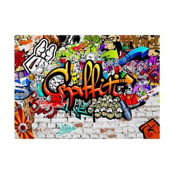 Tapet format mare bimago colourful graffiti, 300 x 210 cm